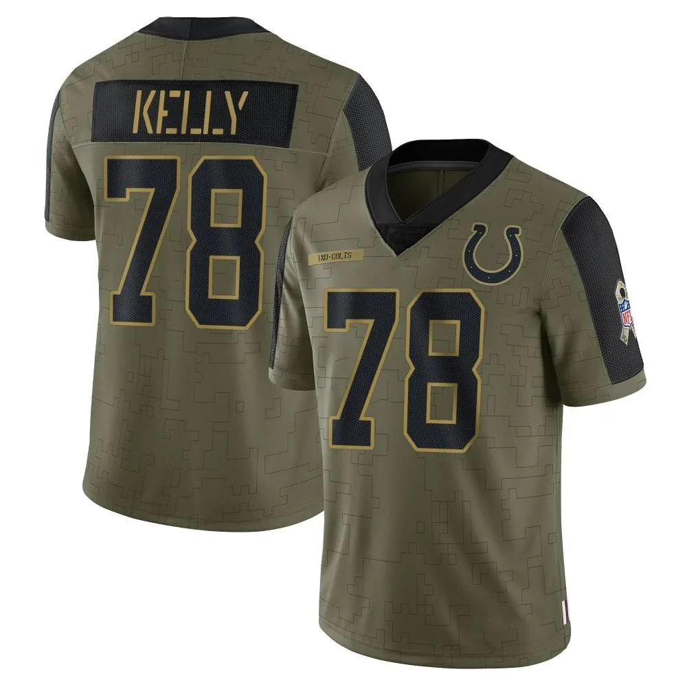Men's Indianapolis Colts Ryan Kelly Nike 2021 Salute To Service Limited Olive Jersey Men's Indianapolis Colts Ryan Kelly Nike 2021 Salute To Service Limited Olive Jersey