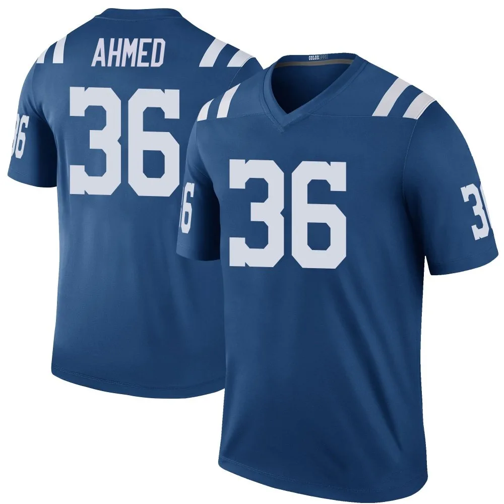 Men's Indianapolis Colts Salvon Ahmed Nike Color Rush Legend Royal Jersey Men's Indianapolis Colts Salvon Ahmed Nike Color Rush Legend Royal Jersey