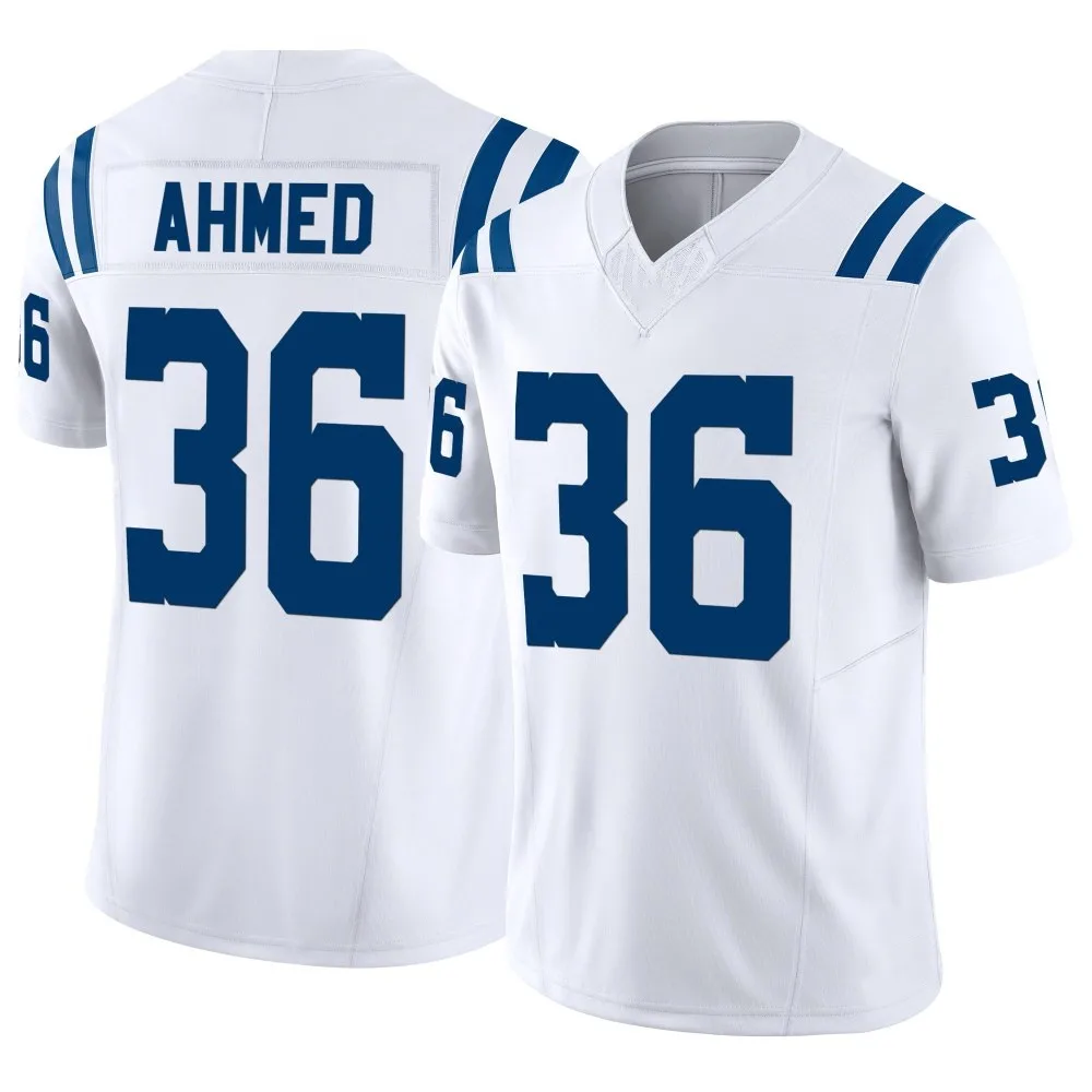 Men's Indianapolis Colts Salvon Ahmed Nike Vapor F.U.S.E. Limited White Jersey Men's Indianapolis Colts Salvon Ahmed Nike Vapor F.U.S.E. Limited White Jersey