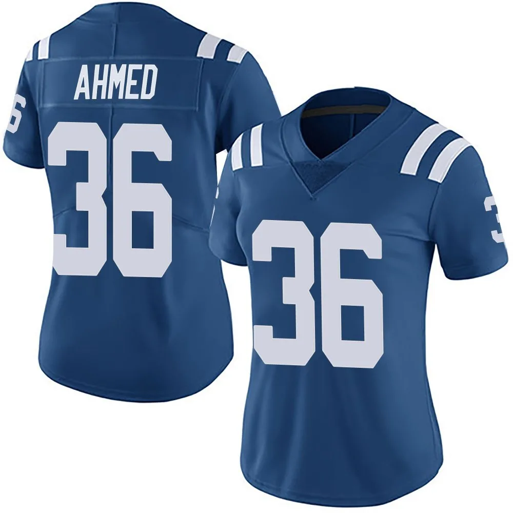 Women's Indianapolis Colts Salvon Ahmed Nike Team Color Vapor Untouchable Limited Royal Jersey Women's Indianapolis Colts Salvon Ahmed Nike Team Color Vapor Untouchable Limited Royal Jersey