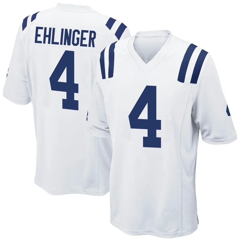 Men's Indianapolis Colts Sam Ehlinger Nike Game White Jersey Men's Indianapolis Colts Sam Ehlinger Nike Game White Jersey