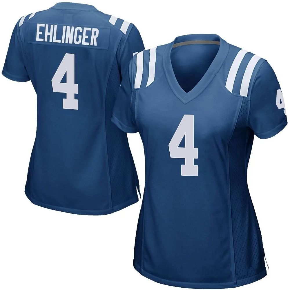 Women's Indianapolis Colts Sam Ehlinger Nike Team Color Game Royal Blue Jersey Women's Indianapolis Colts Sam Ehlinger Nike Team Color Game Royal Blue Jersey