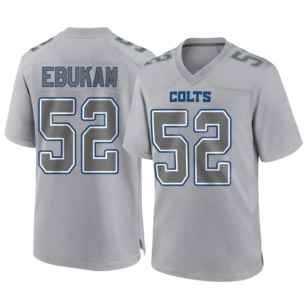 Men's Indianapolis Colts Samson Ebukam Nike Atmosphere Fashion Game Gray Jersey Men's Indianapolis Colts Samson Ebukam Nike Atmosphere Fashion Game Gray Jersey