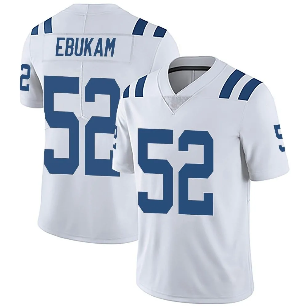 Men's Indianapolis Colts Samson Ebukam Nike Vapor Untouchable Limited White Jersey Men's Indianapolis Colts Samson Ebukam Nike Vapor Untouchable Limited White Jersey