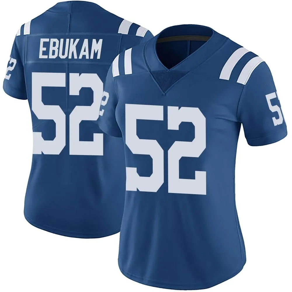 Women's Indianapolis Colts Samson Ebukam Nike Color Rush Vapor Untouchable Limited Royal Jersey Women's Indianapolis Colts Samson Ebukam Nike Color Rush Vapor Untouchable Limited Royal Jersey