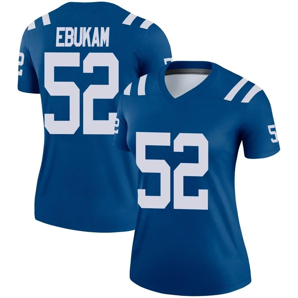 Women's Indianapolis Colts Samson Ebukam Nike Legend Royal Jersey Women's Indianapolis Colts Samson Ebukam Nike Legend Royal Jersey