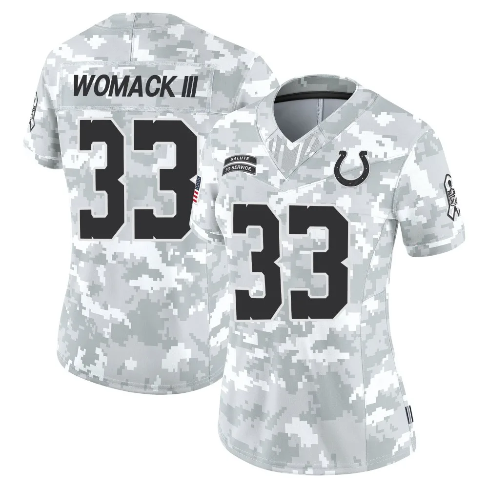 Women's Indianapolis Colts Samuel Womack Iii Nike 2024 Salute to Service Limited Arctic Camo Jersey Women's Indianapolis Colts Samuel Womack Iii Nike 2024 Salute to Service Limited Arctic Camo Jersey