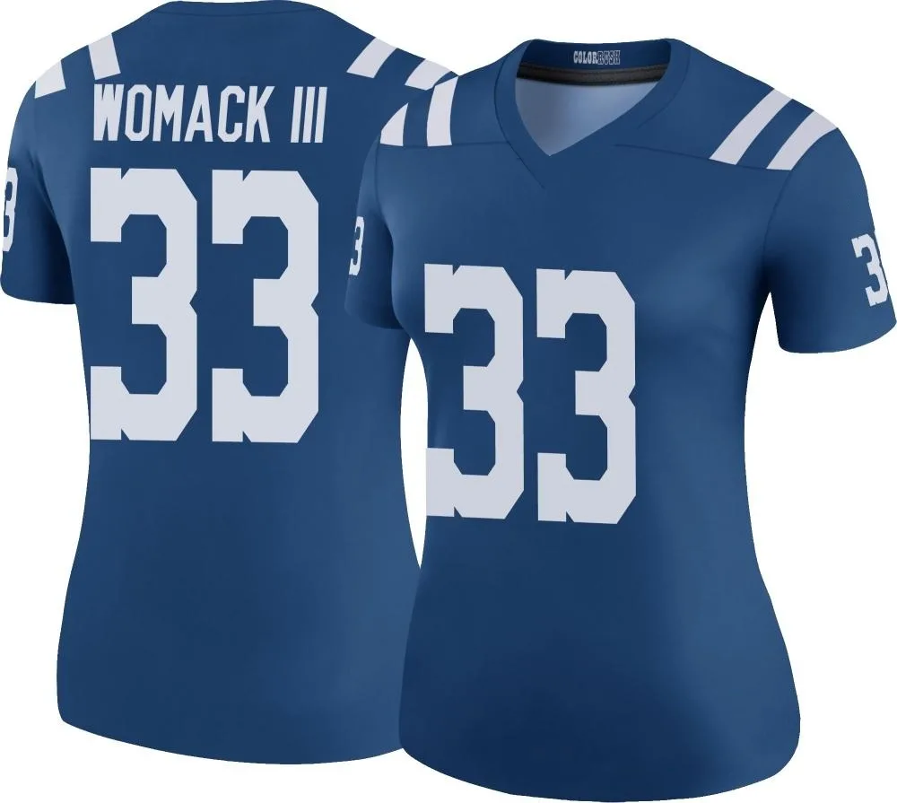 Women's Indianapolis Colts Samuel Womack Iii Nike Color Rush Legend Royal Jersey Women's Indianapolis Colts Samuel Womack Iii Nike Color Rush Legend Royal Jersey