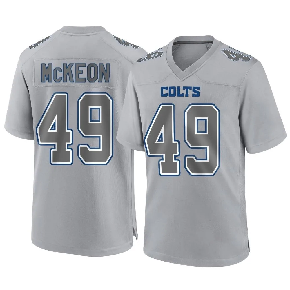 Men's Indianapolis Colts Sean Mckeon Nike Atmosphere Fashion Game Gray Jersey Men's Indianapolis Colts Sean Mckeon Nike Atmosphere Fashion Game Gray Jersey