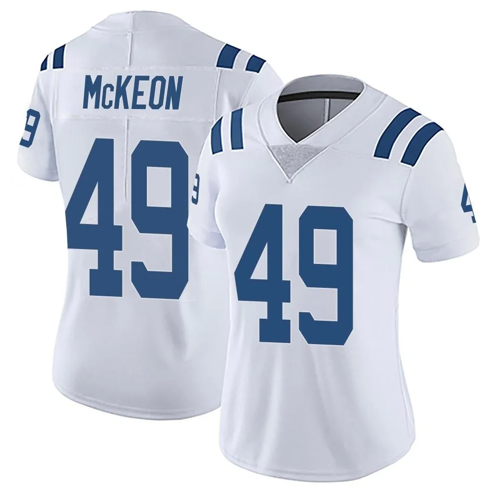 Women's Indianapolis Colts Sean Mckeon Nike Vapor Untouchable Limited White Jersey Women's Indianapolis Colts Sean Mckeon Nike Vapor Untouchable Limited White Jersey