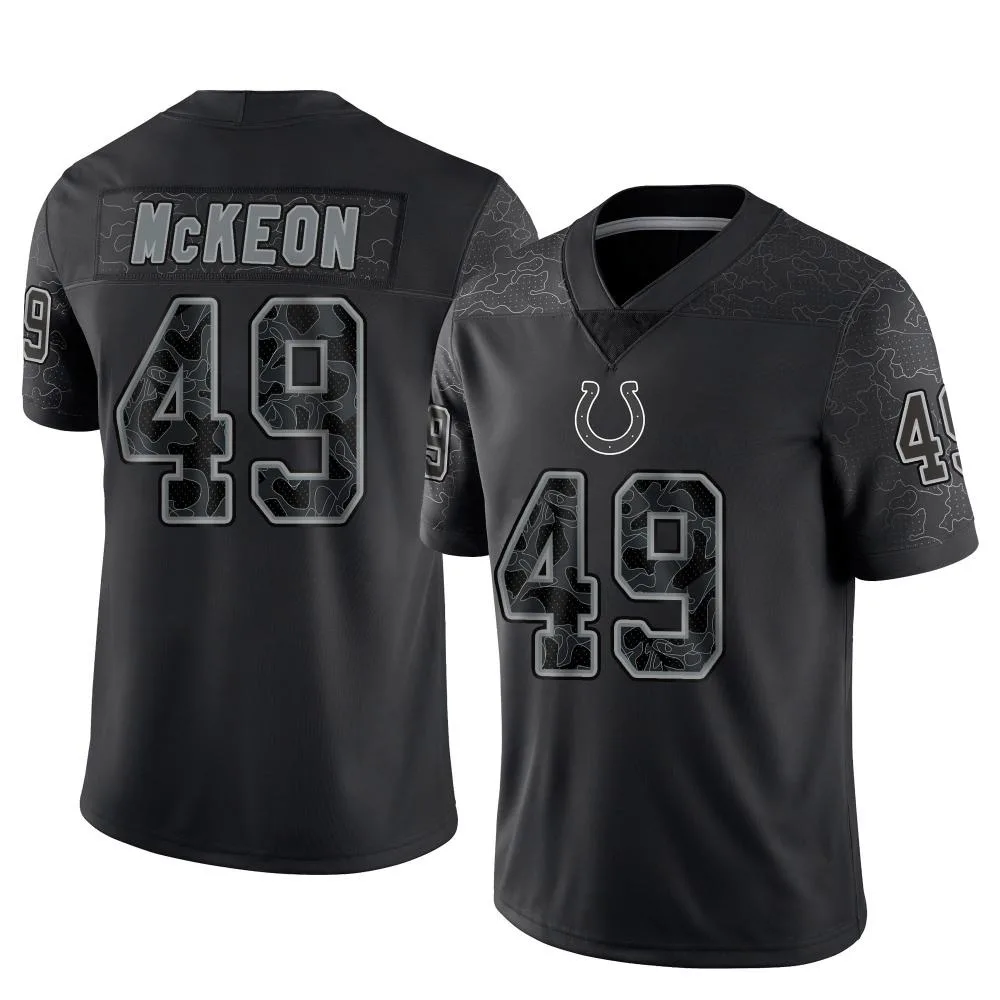 Youth Indianapolis Colts Sean Mckeon Nike Reflective Limited Black Jersey Youth Indianapolis Colts Sean Mckeon Nike Reflective Limited Black Jersey