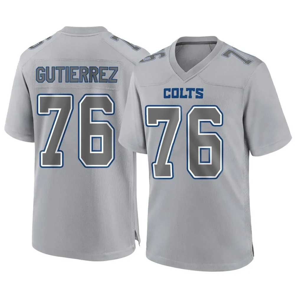 Men's Indianapolis Colts Sebastian Gutierrez Nike Atmosphere Fashion Game Gray Jersey Men's Indianapolis Colts Sebastian Gutierrez Nike Atmosphere Fashion Game Gray Jersey
