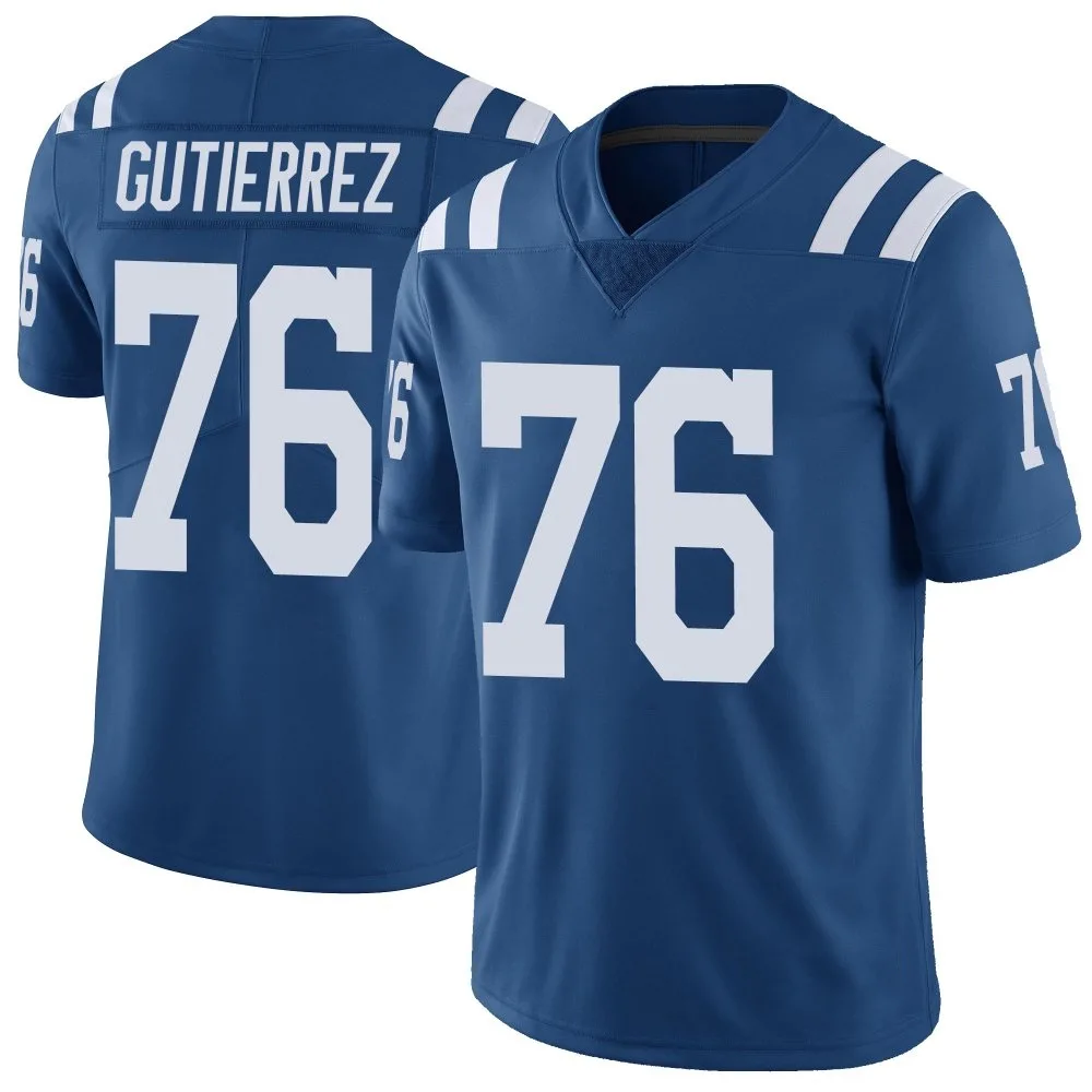 Men's Indianapolis Colts Sebastian Gutierrez Nike Color Rush Vapor Untouchable Limited Royal Jersey Men's Indianapolis Colts Sebastian Gutierrez Nike Color Rush Vapor Untouchable Limited Royal Jersey