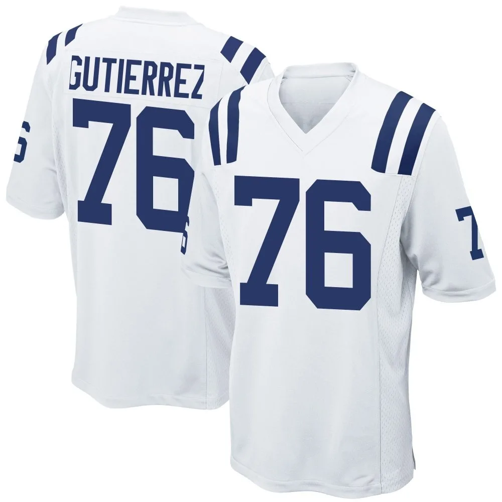 Youth Indianapolis Colts Sebastian Gutierrez Nike Game White Jersey Youth Indianapolis Colts Sebastian Gutierrez Nike Game White Jersey