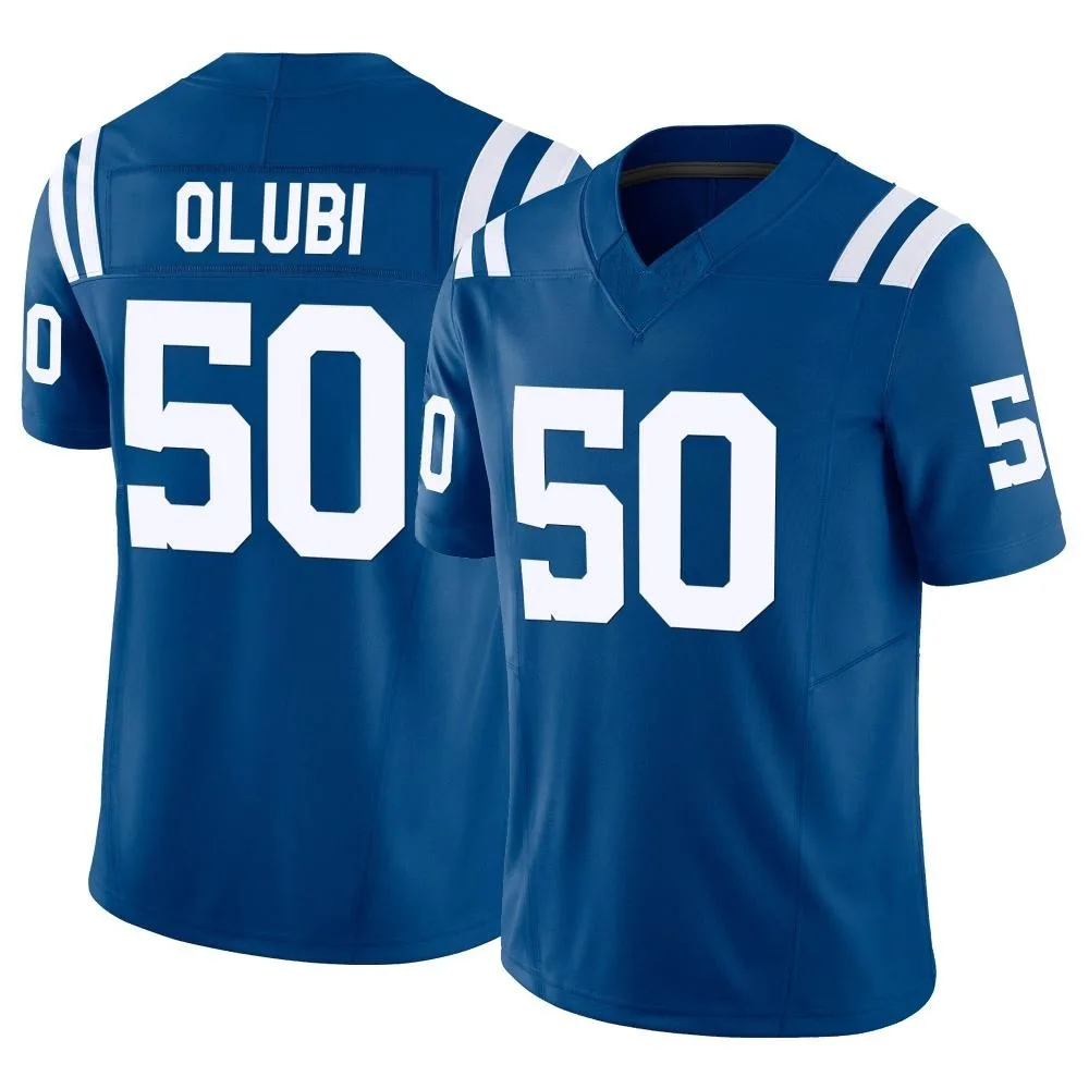 Men's Indianapolis Colts Segun Olubi Nike Vapor F.U.S.E. Limited Royal Jersey Men's Indianapolis Colts Segun Olubi Nike Vapor F.U.S.E. Limited Royal Jersey