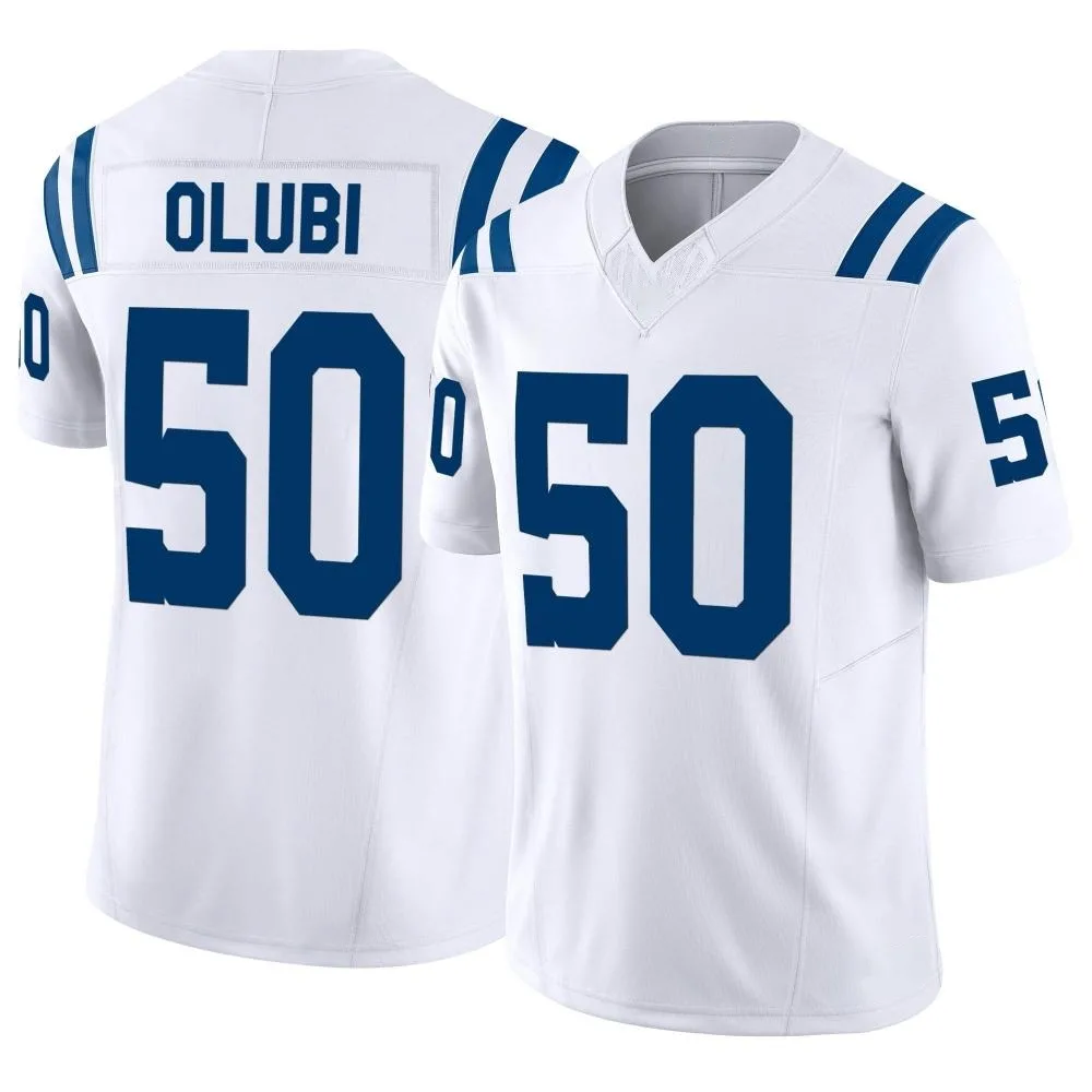 Men's Indianapolis Colts Segun Olubi Nike Vapor F.U.S.E. Limited White Jersey Men's Indianapolis Colts Segun Olubi Nike Vapor F.U.S.E. Limited White Jersey