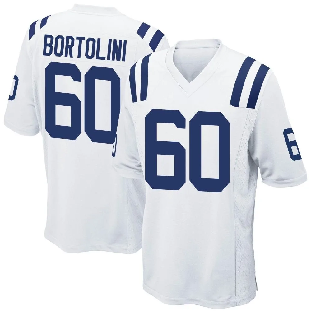 Men's Indianapolis Colts Tanor Bortolini Nike Game White Jersey Men's Indianapolis Colts Tanor Bortolini Nike Game White Jersey