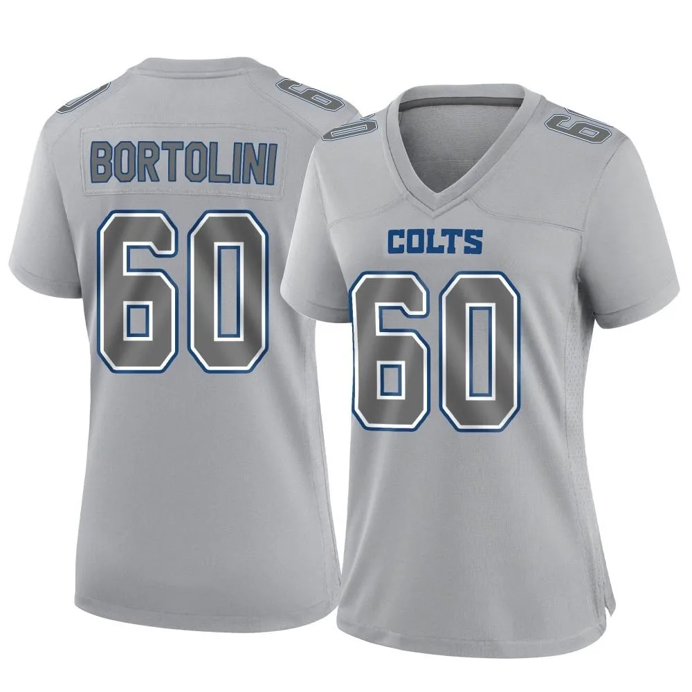 Women's Indianapolis Colts Tanor Bortolini Nike Atmosphere Fashion Game Gray Jersey Women's Indianapolis Colts Tanor Bortolini Nike Atmosphere Fashion Game Gray Jersey