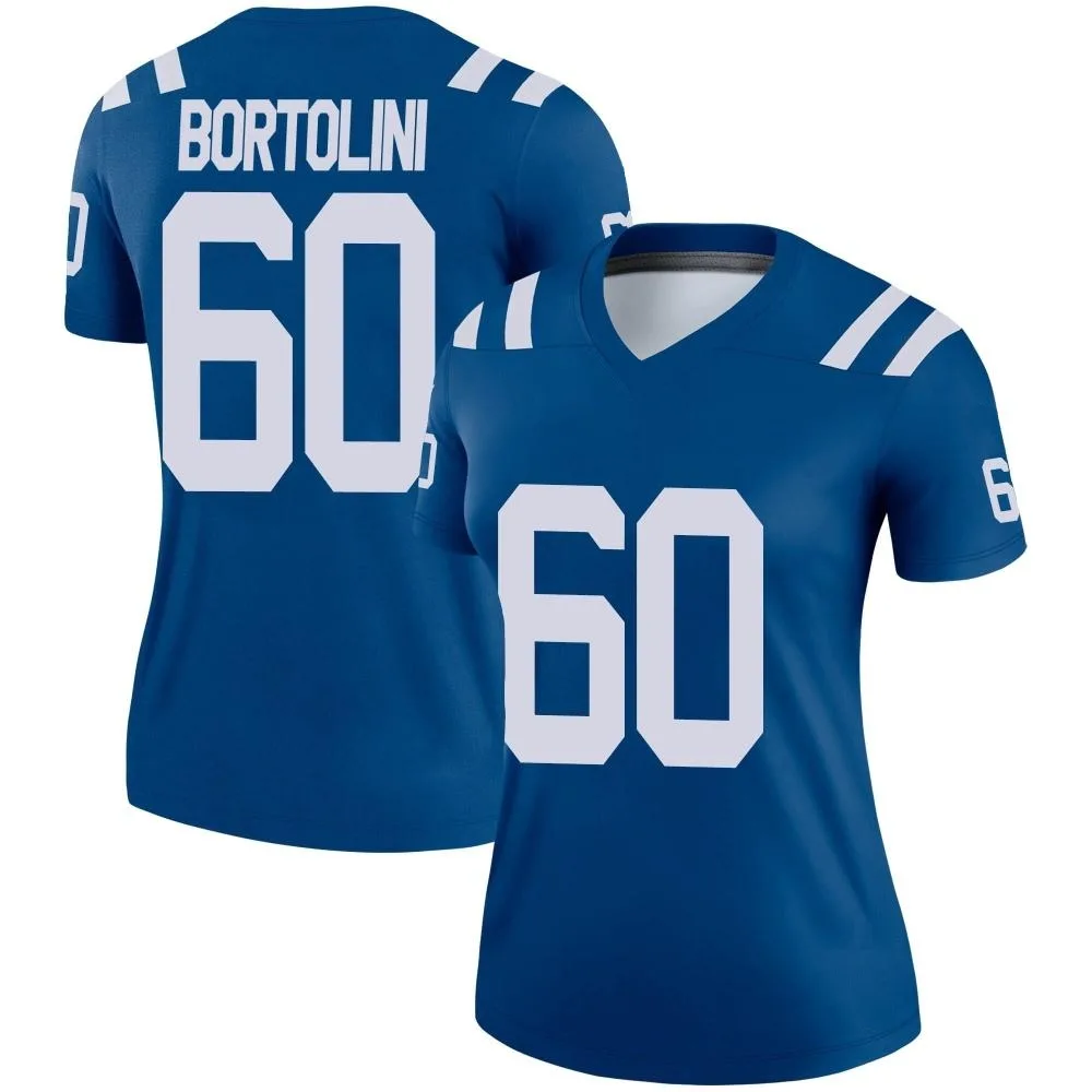 Women's Indianapolis Colts Tanor Bortolini Nike Legend Royal Jersey Women's Indianapolis Colts Tanor Bortolini Nike Legend Royal Jersey