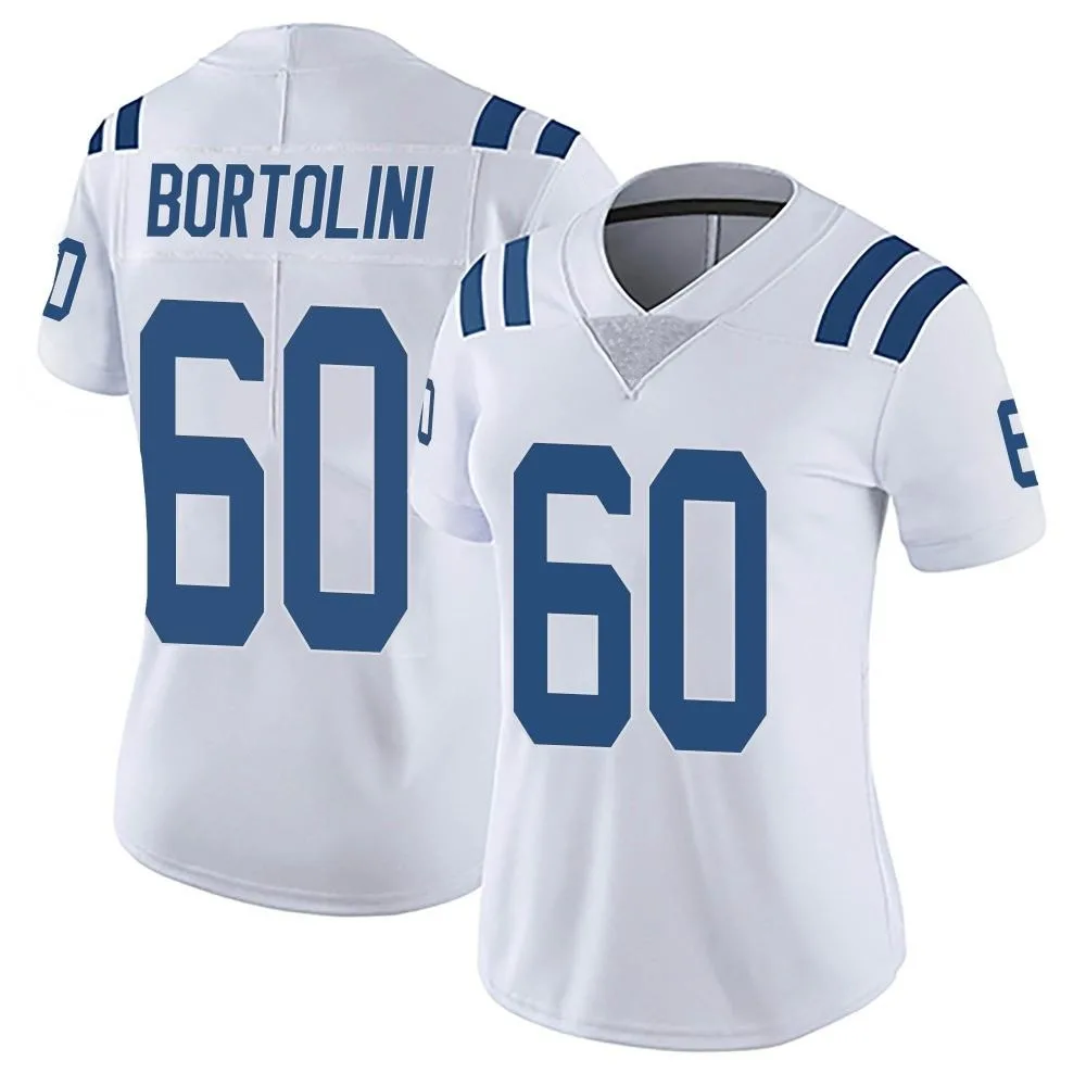 Women's Indianapolis Colts Tanor Bortolini Nike Vapor Untouchable Limited White Jersey Women's Indianapolis Colts Tanor Bortolini Nike Vapor Untouchable Limited White Jersey