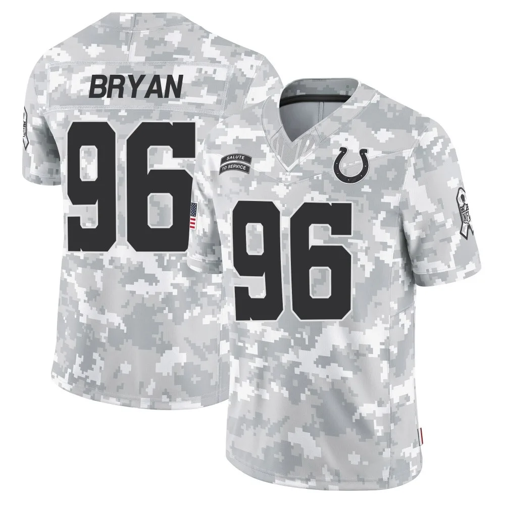 Youth Indianapolis Colts Taven Bryan Nike 2024 Salute to Service Limited Arctic Camo Jersey Youth Indianapolis Colts Taven Bryan Nike 2024 Salute to Service Limited Arctic Camo Jersey