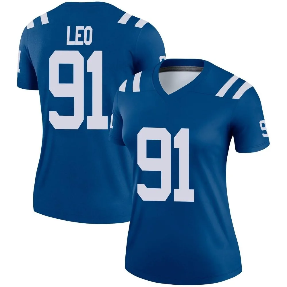 Women's Indianapolis Colts Titus Leo Nike Legend Royal Jersey Women's Indianapolis Colts Titus Leo Nike Legend Royal Jersey