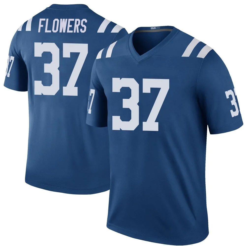 Men's Indianapolis Colts Tre Flowers Nike Color Rush Legend Royal Jersey Men's Indianapolis Colts Tre Flowers Nike Color Rush Legend Royal Jersey