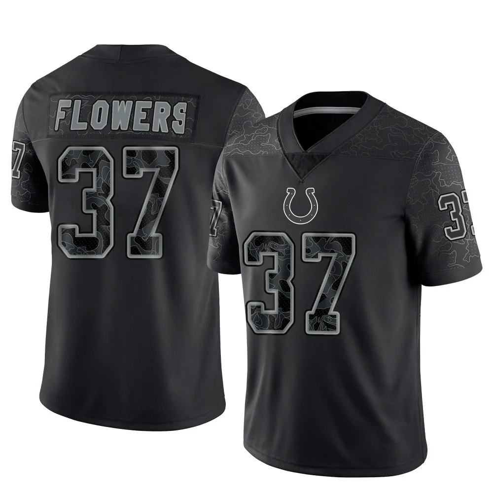 Men's Indianapolis Colts Tre Flowers Nike Reflective Limited Black Jersey Men's Indianapolis Colts Tre Flowers Nike Reflective Limited Black Jersey
