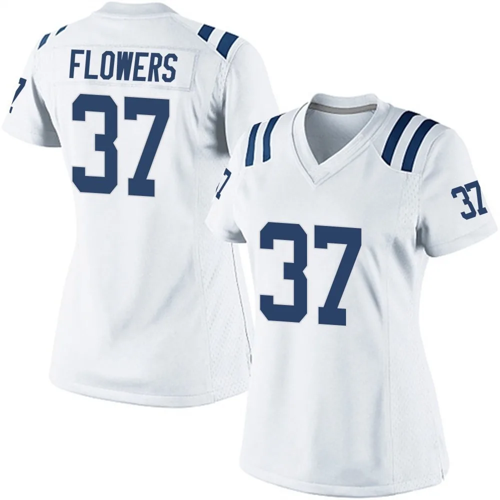 Women's Indianapolis Colts Tre Flowers Nike Game White Jersey Women's Indianapolis Colts Tre Flowers Nike Game White Jersey