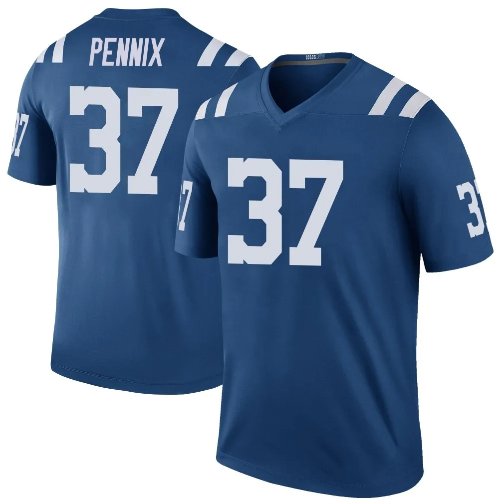 Men's Indianapolis Colts Trent Pennix Nike Color Rush Legend Royal Jersey Men's Indianapolis Colts Trent Pennix Nike Color Rush Legend Royal Jersey