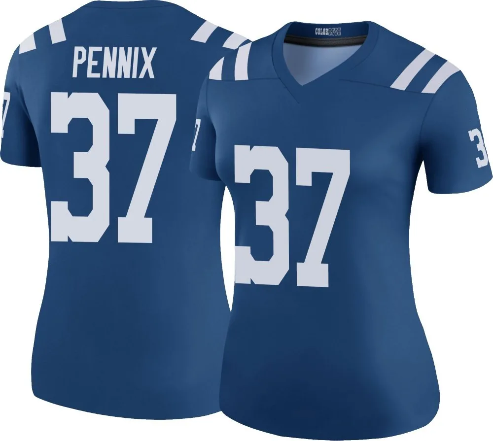 Women's Indianapolis Colts Trent Pennix Nike Color Rush Legend Royal Jersey Women's Indianapolis Colts Trent Pennix Nike Color Rush Legend Royal Jersey