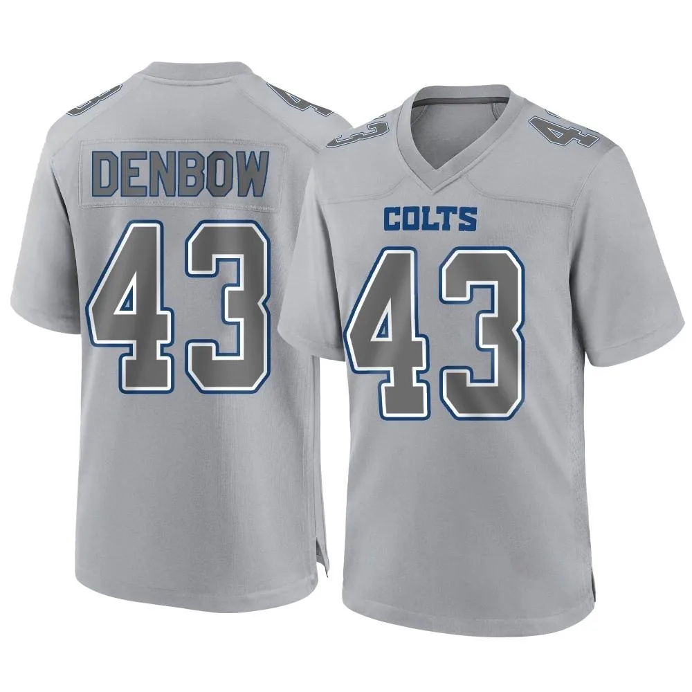 Men's Indianapolis Colts Trevor Denbow Nike Atmosphere Fashion Game Gray Jersey Men's Indianapolis Colts Trevor Denbow Nike Atmosphere Fashion Game Gray Jersey
