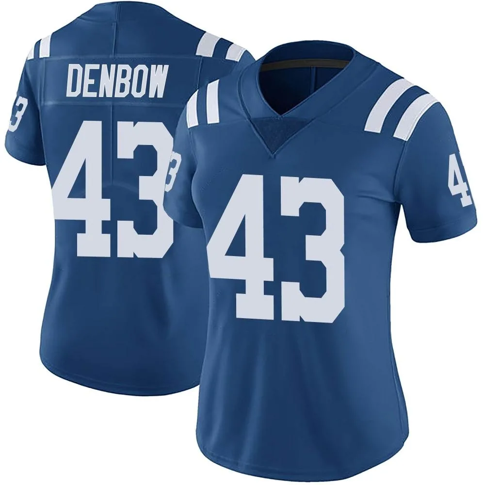Women's Indianapolis Colts Trevor Denbow Nike Color Rush Vapor Untouchable Limited Royal Jersey Women's Indianapolis Colts Trevor Denbow Nike Color Rush Vapor Untouchable Limited Royal Jersey