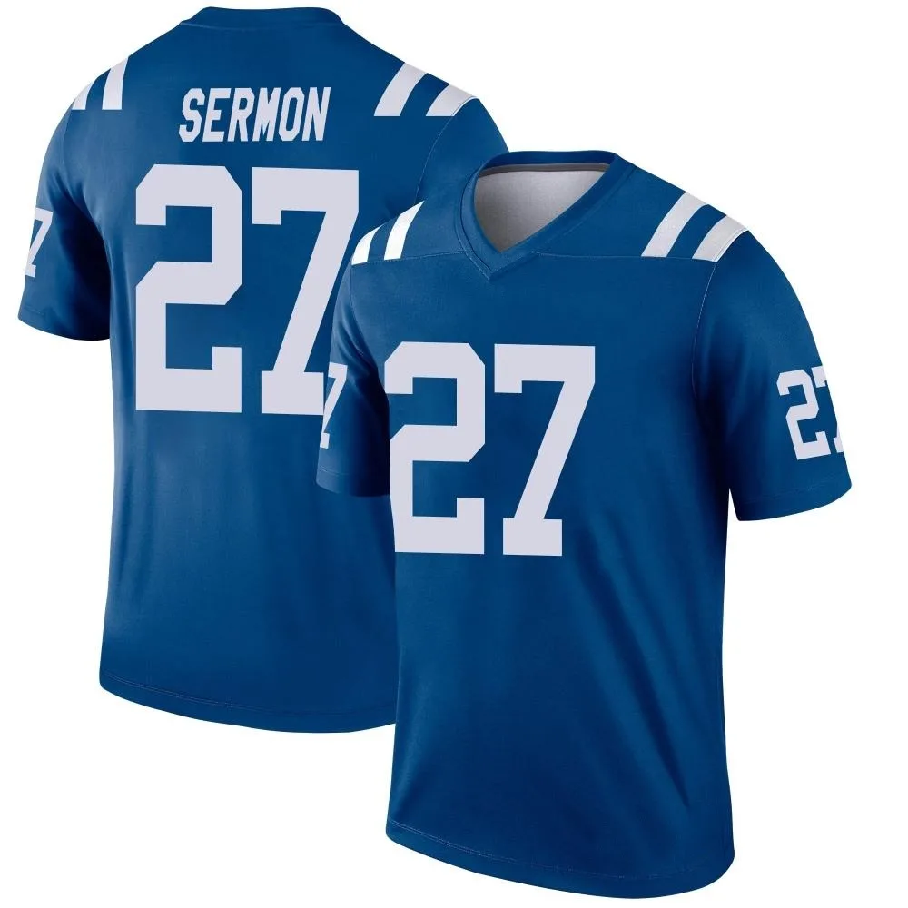 Youth Indianapolis Colts Trey Sermon Nike Legend Royal Jersey Youth Indianapolis Colts Trey Sermon Nike Legend Royal Jersey