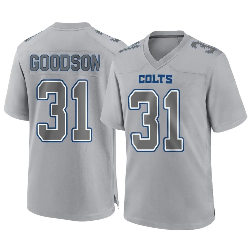 Men's Indianapolis Colts Tyler Goodson Nike Atmosphere Fashion Game Gray Jersey Men's Indianapolis Colts Tyler Goodson Nike Atmosphere Fashion Game Gray Jersey