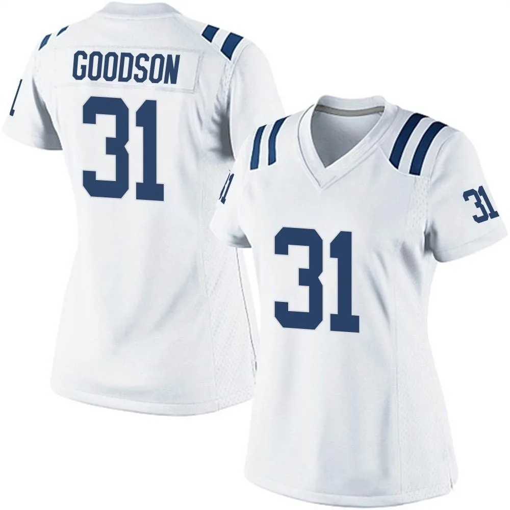 Women's Indianapolis Colts Tyler Goodson Nike Game White Jersey Women's Indianapolis Colts Tyler Goodson Nike Game White Jersey