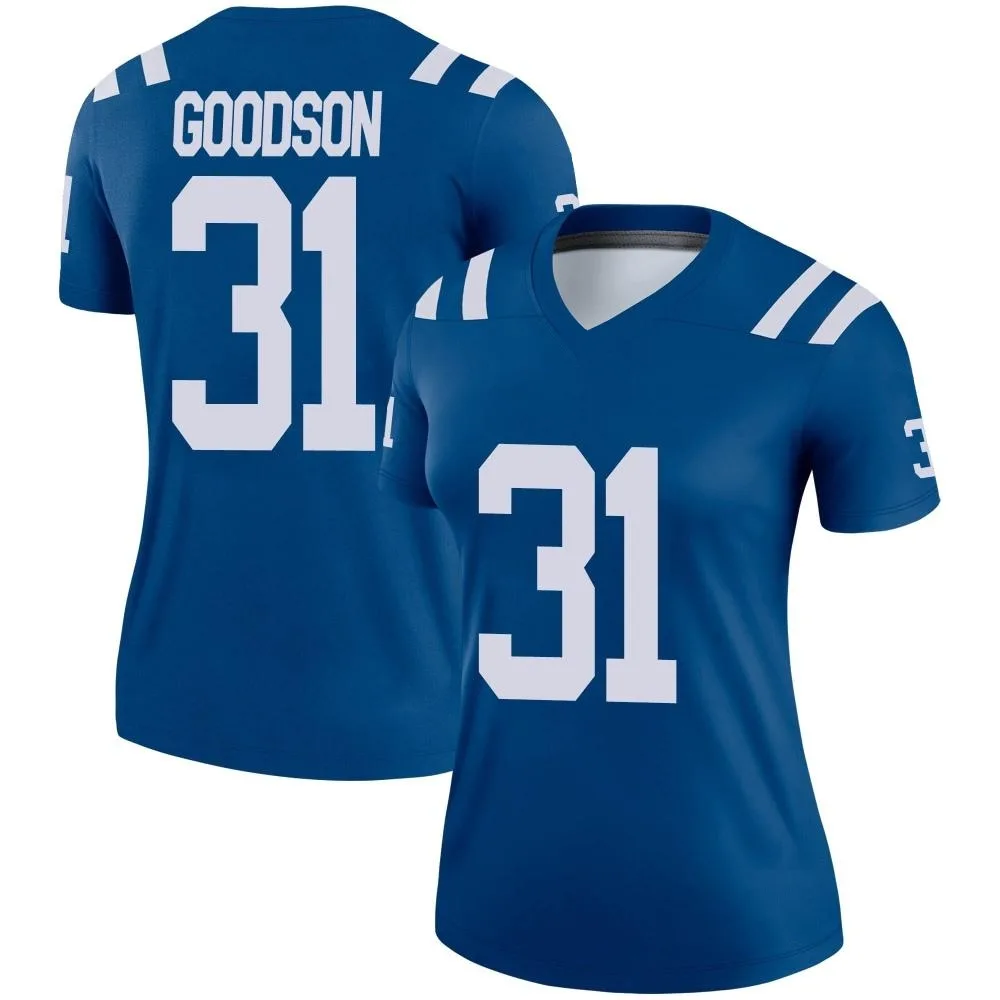 Women's Indianapolis Colts Tyler Goodson Nike Legend Royal Jersey Women's Indianapolis Colts Tyler Goodson Nike Legend Royal Jersey