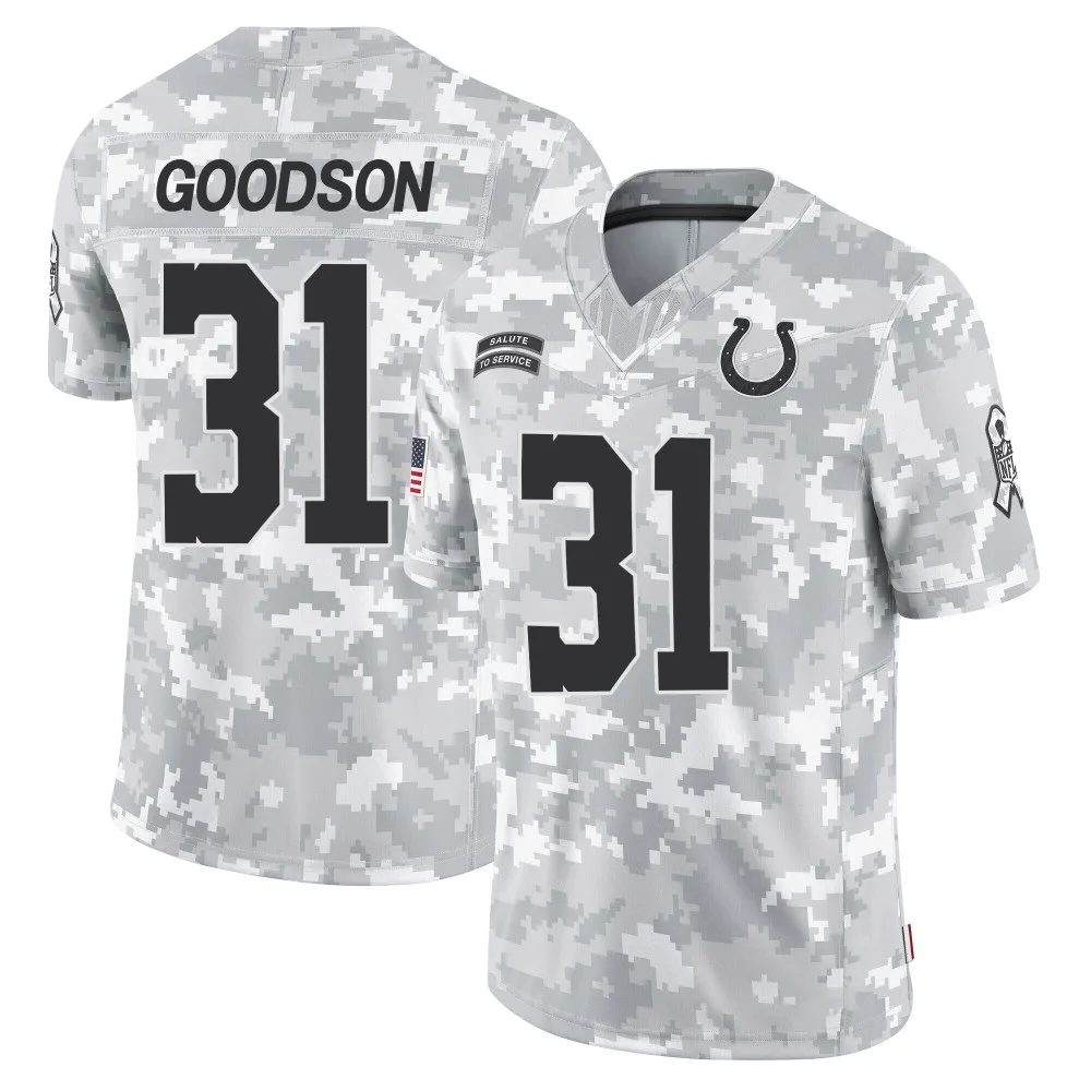 Youth Indianapolis Colts Tyler Goodson Nike 2024 Salute to Service Limited Arctic Camo Jersey Youth Indianapolis Colts Tyler Goodson Nike 2024 Salute to Service Limited Arctic Camo Jersey
