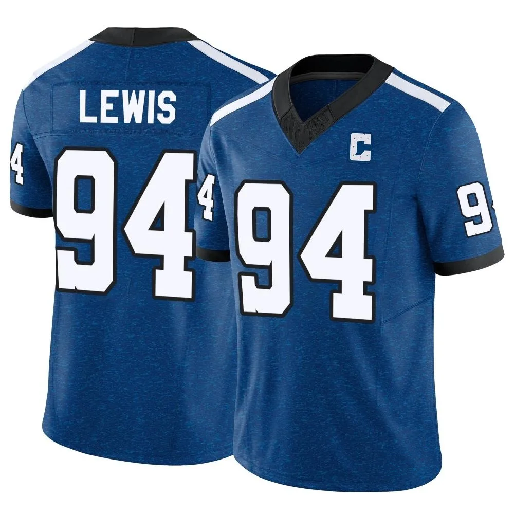 Men's Indianapolis Colts Tyquan Lewis Nike Indiana Nights Alternate Vapor F.U.S.E. Limited Royal Jersey Men's Indianapolis Colts Tyquan Lewis Nike Indiana Nights Alternate Vapor F.U.S.E. Limited Royal Jersey