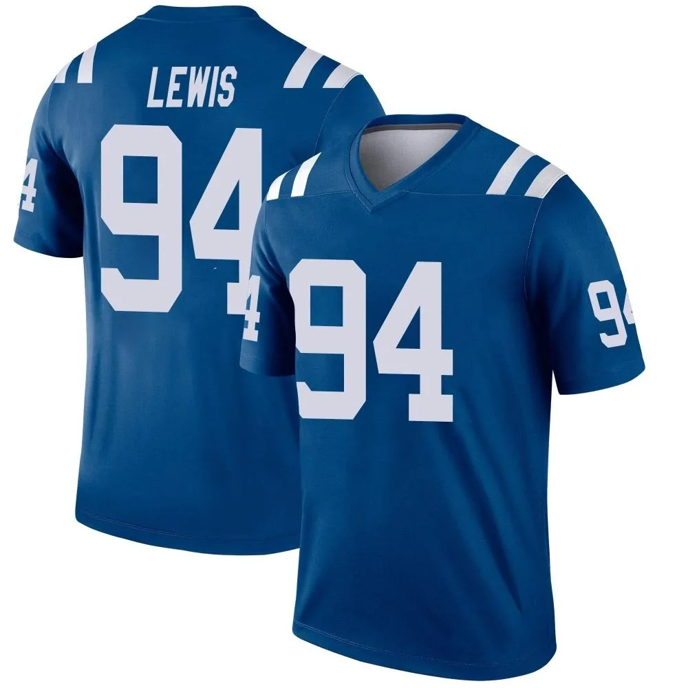 Men's Indianapolis Colts Tyquan Lewis Nike Legend Royal Jersey Men's Indianapolis Colts Tyquan Lewis Nike Legend Royal Jersey