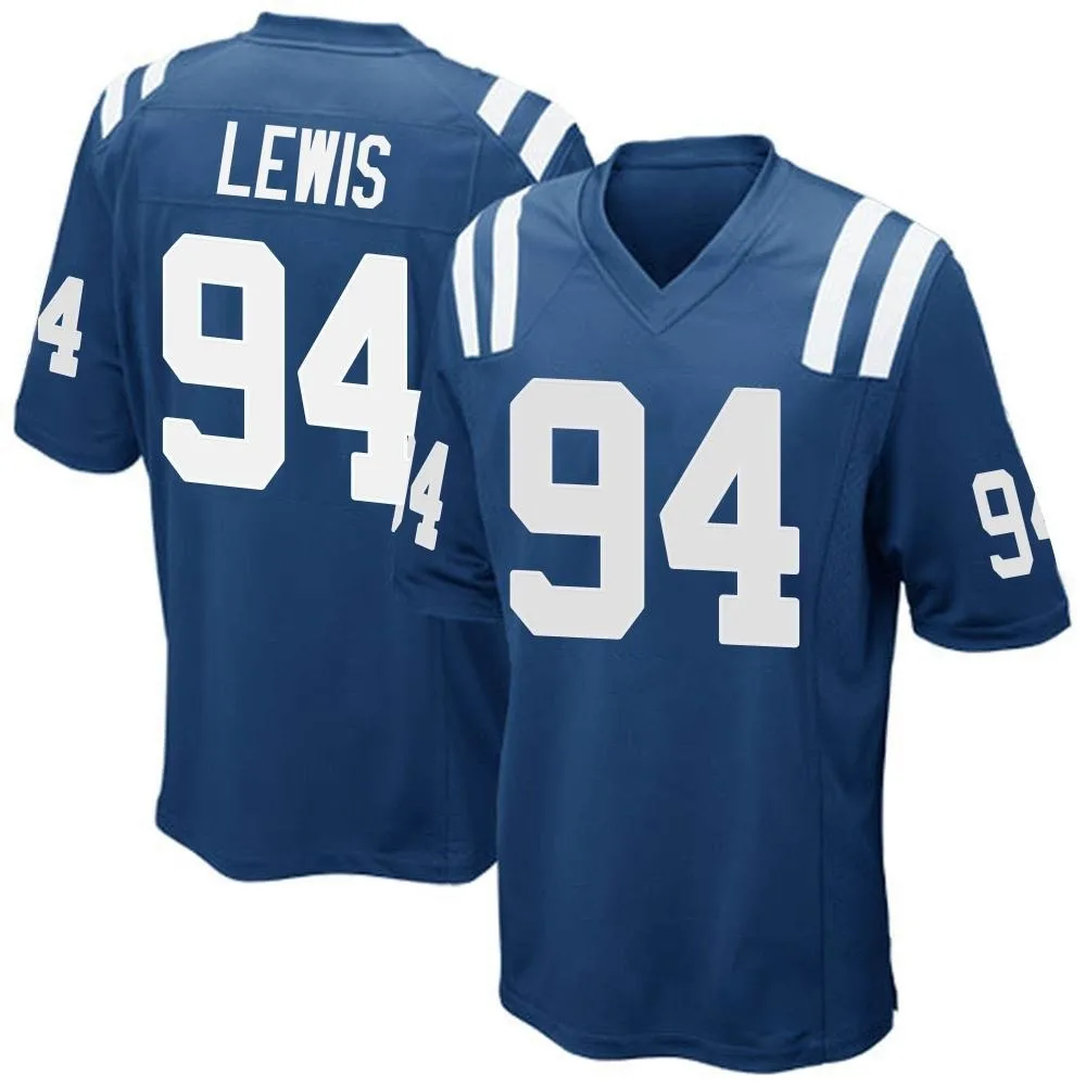 Men's Indianapolis Colts Tyquan Lewis Nike Team Color Game Royal Blue Jersey Men's Indianapolis Colts Tyquan Lewis Nike Team Color Game Royal Blue Jersey