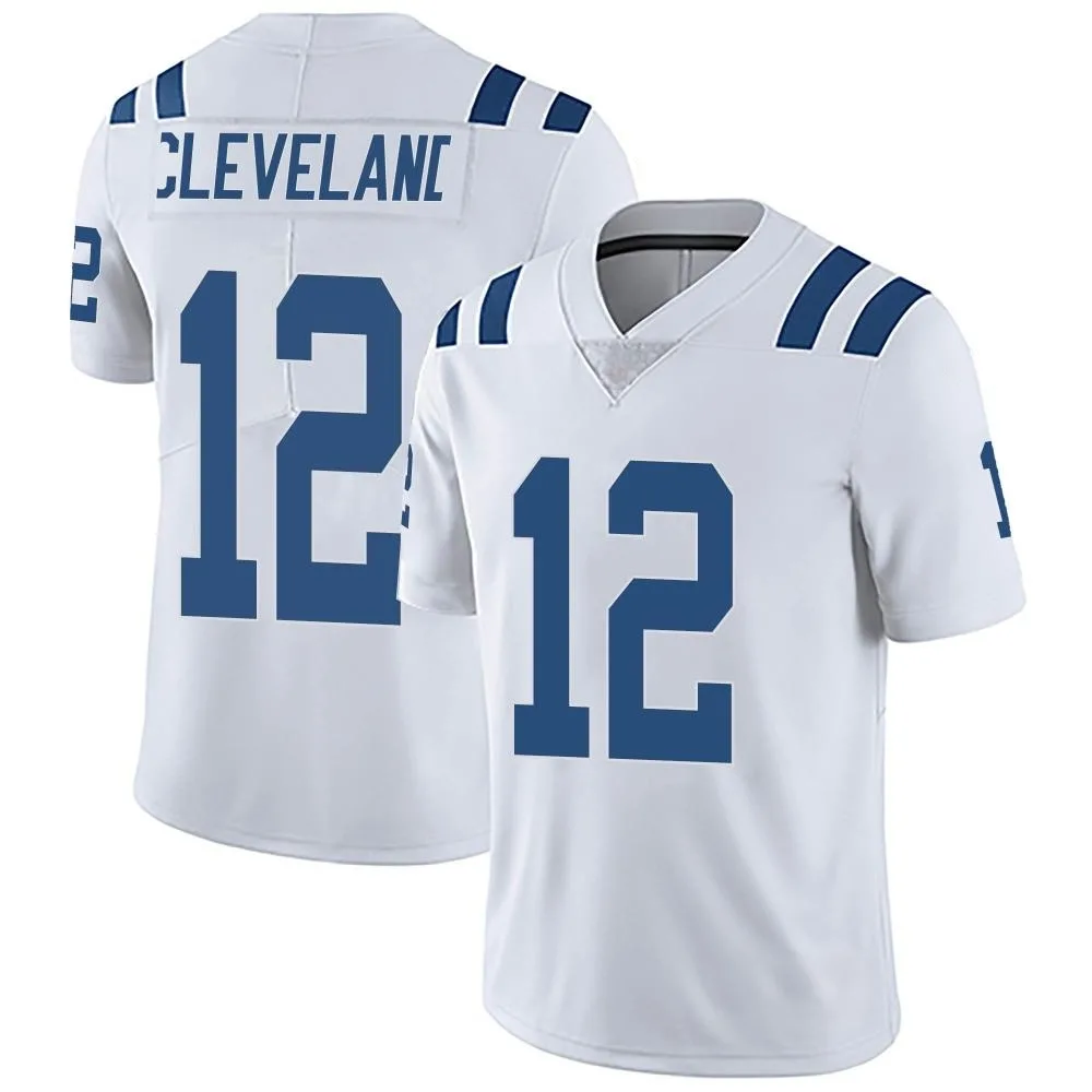 Men's Indianapolis Colts Tyrie Cleveland Nike Vapor Untouchable Limited White Jersey Men's Indianapolis Colts Tyrie Cleveland Nike Vapor Untouchable Limited White Jersey