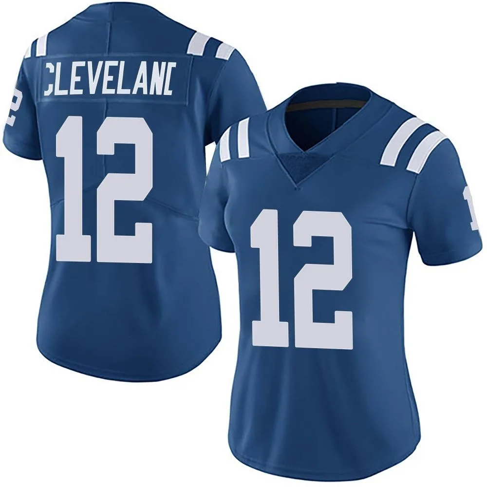 Women's Indianapolis Colts Tyrie Cleveland Nike Team Color Vapor Untouchable Limited Royal Jersey Women's Indianapolis Colts Tyrie Cleveland Nike Team Color Vapor Untouchable Limited Royal Jersey