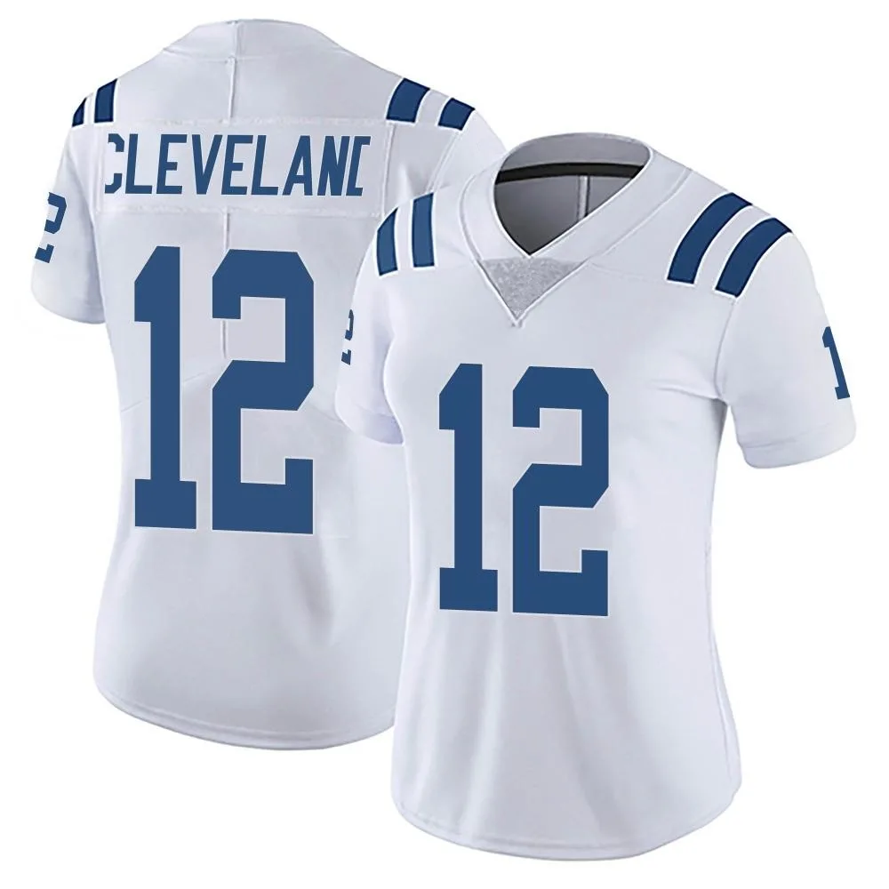 Women's Indianapolis Colts Tyrie Cleveland Nike Vapor Untouchable Limited White Jersey Women's Indianapolis Colts Tyrie Cleveland Nike Vapor Untouchable Limited White Jersey