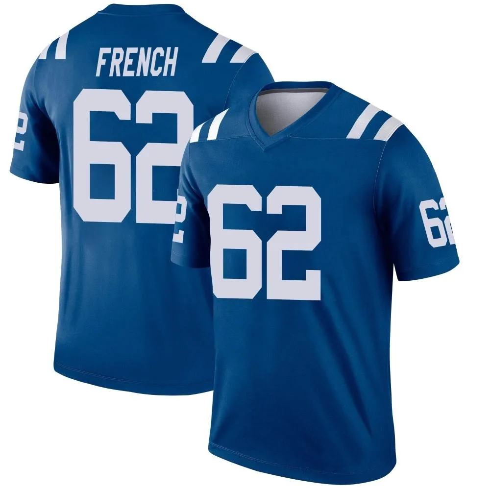 Men's Indianapolis Colts Wesley French Nike Legend Royal Jersey Men's Indianapolis Colts Wesley French Nike Legend Royal Jersey