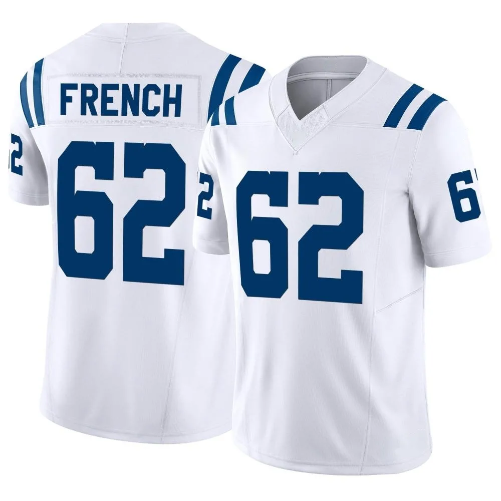 Men's Indianapolis Colts Wesley French Nike Vapor F.U.S.E. Limited White Jersey Men's Indianapolis Colts Wesley French Nike Vapor F.U.S.E. Limited White Jersey