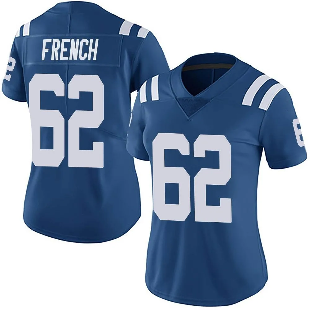 Women's Indianapolis Colts Wesley French Nike Team Color Vapor Untouchable Limited Royal Jersey Women's Indianapolis Colts Wesley French Nike Team Color Vapor Untouchable Limited Royal Jersey