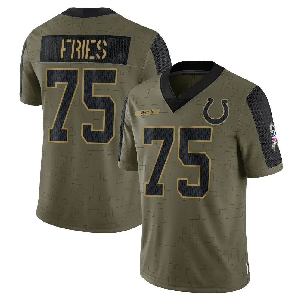 Youth Indianapolis Colts Will Fries Nike 2021 Salute To Service Limited Olive Jersey Youth Indianapolis Colts Will Fries Nike 2021 Salute To Service Limited Olive Jersey
