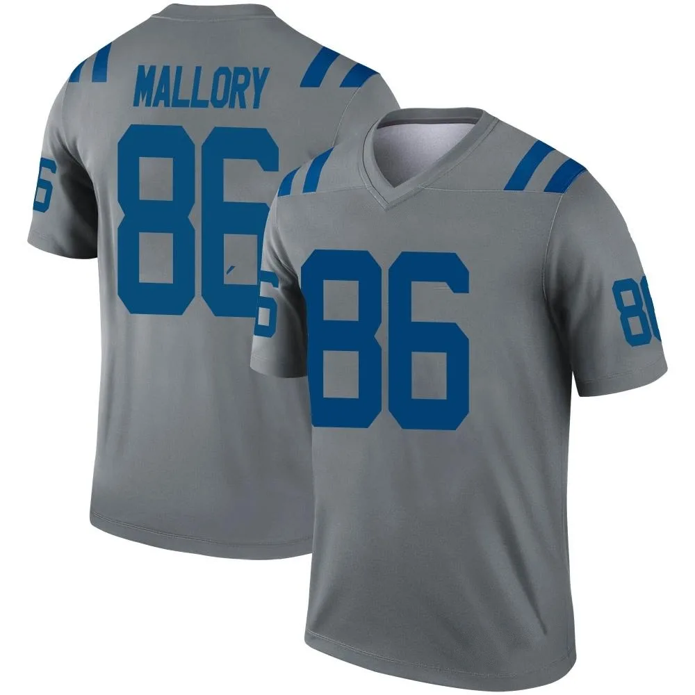 Men's Indianapolis Colts Will Mallory Nike Inverted Legend Gray Jersey Men's Indianapolis Colts Will Mallory Nike Inverted Legend Gray Jersey