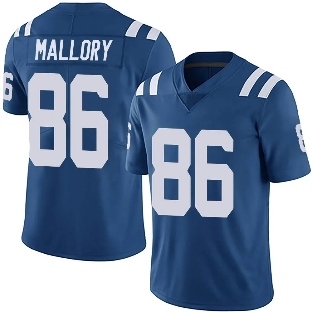 Men's Indianapolis Colts Will Mallory Nike Team Color Vapor Untouchable Limited Royal Jersey